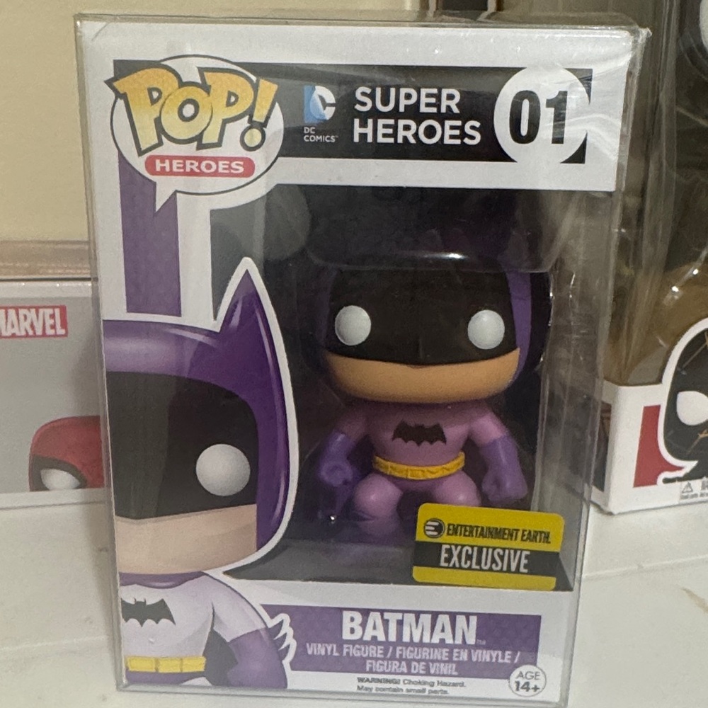 Pop! Super Heroes Exclusive Batman in Purple and Black